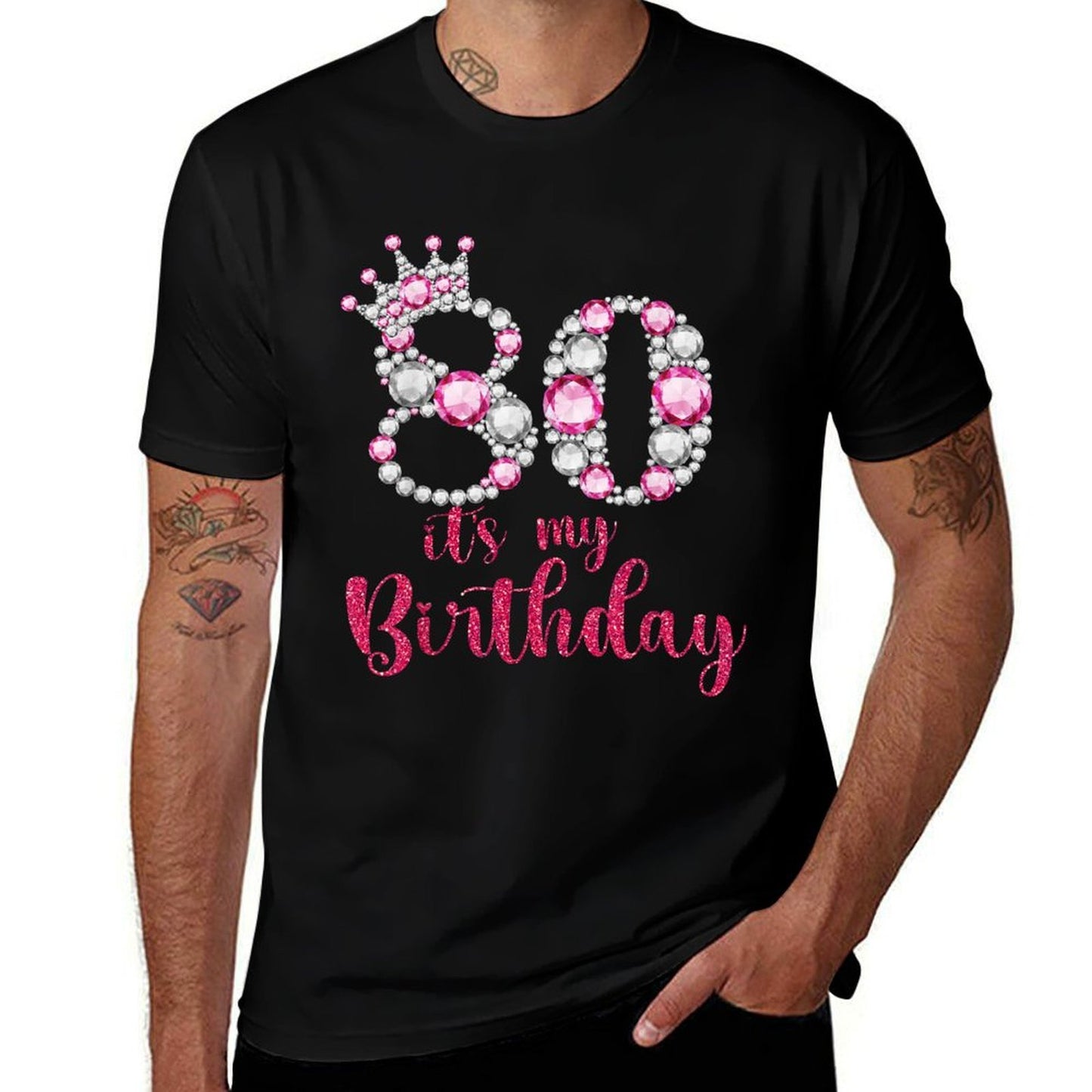 80 It's My Birthday 80th Birthday 80 Years Old Bday  Affordable Price T-Shirt