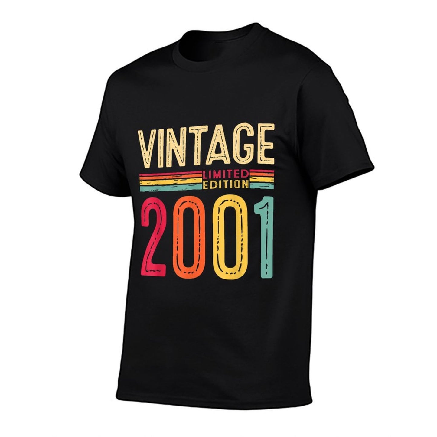 21 Year Old Vintage 2001 Limited Edition 21st Birthday  Slim-fit Cut T-Shirt