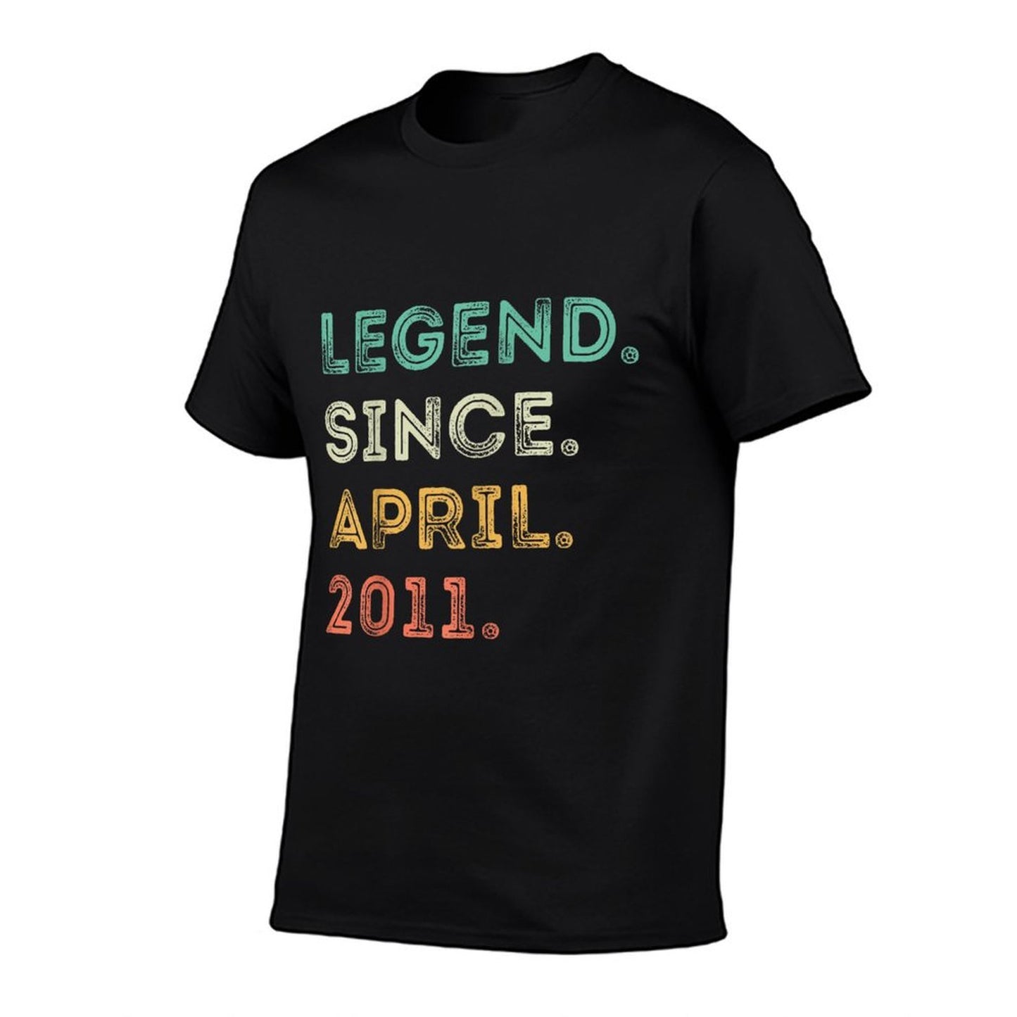 14 Years Old Legend Since April 2011 14th Birthday  Easy-care T-Shirt
