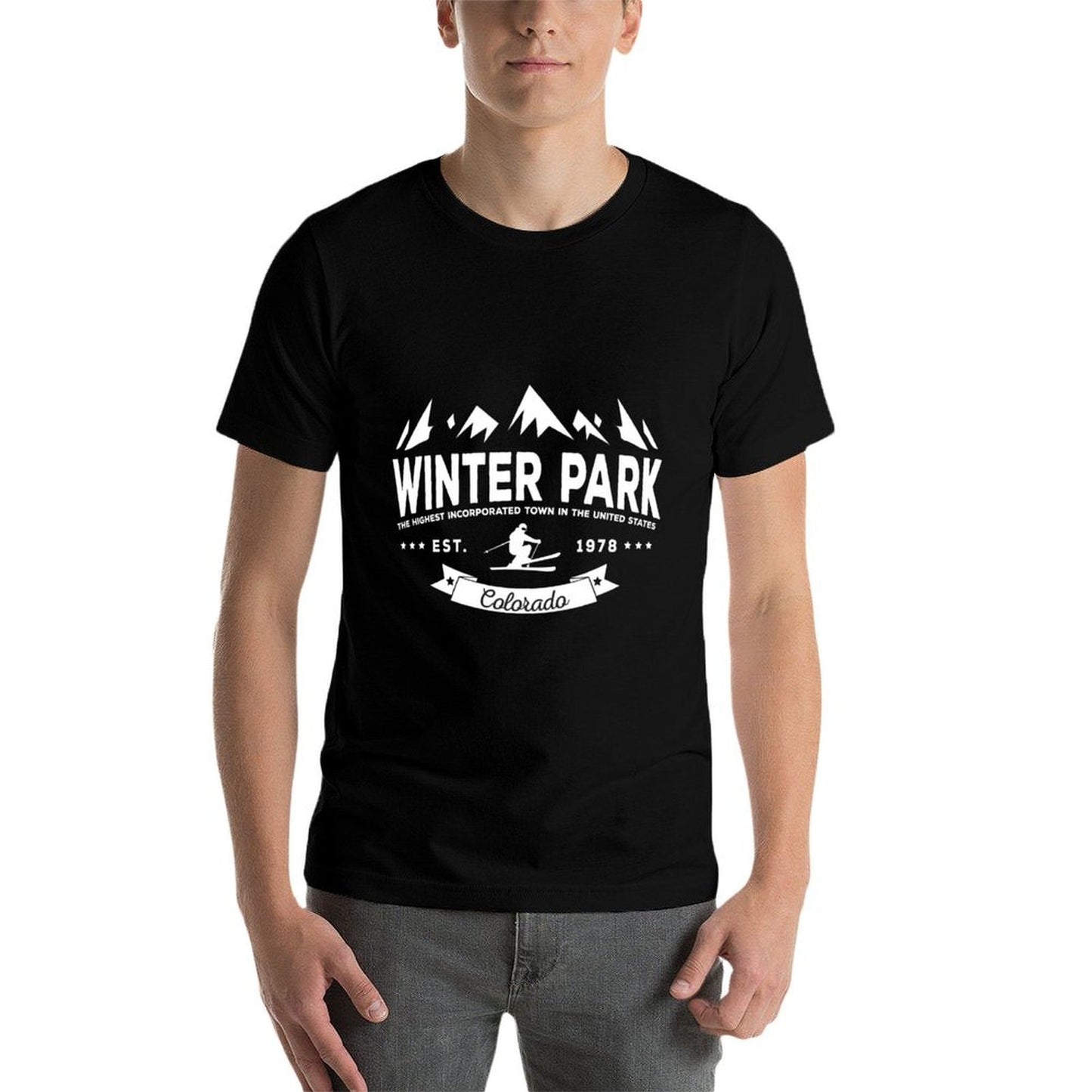 Winter Park Skiing for Colorado Skiers  Slim-fit Cut T-Shirt