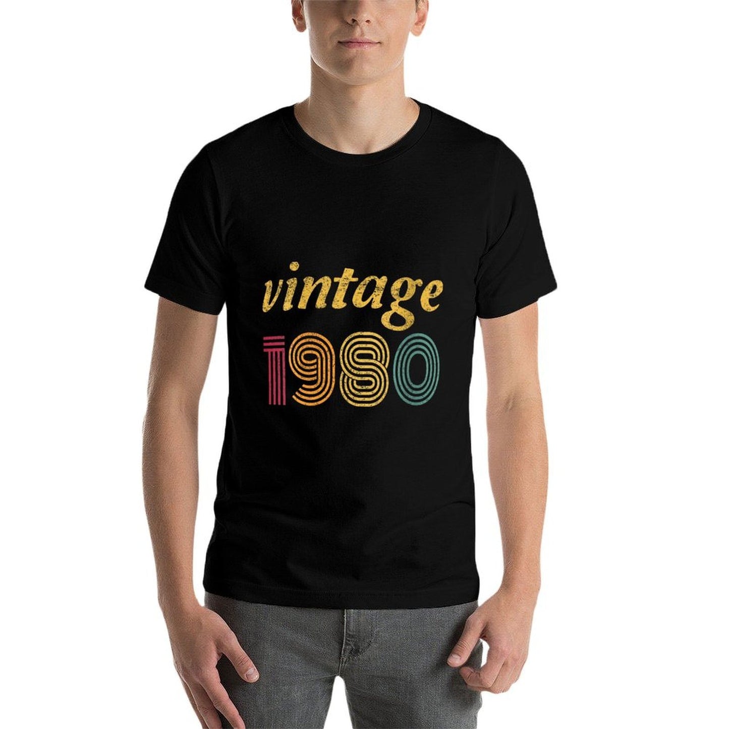 Womens 1980 40th Birthday Gift Vintage Retro Men Women 40 Years Old  Classic T-Shirt