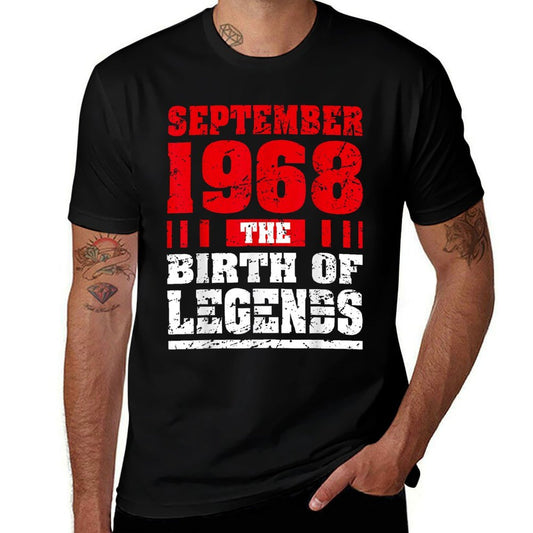 50th Birthday Gift Birth Of Legends 1968 Clothes Men  Easy-care T-Shirt