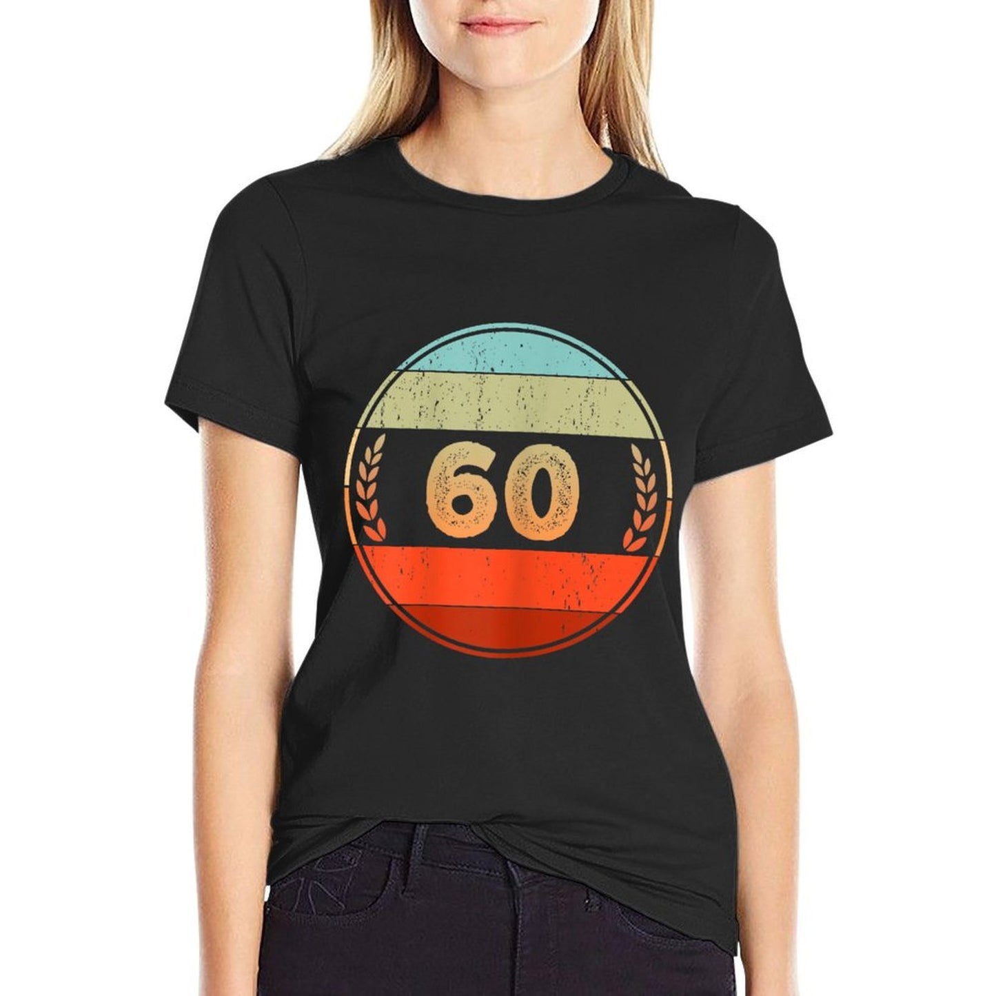 60th Birthday Gifts for 60 Year Old Woman 60th Birthday  Fade-proof Color T-Shirt