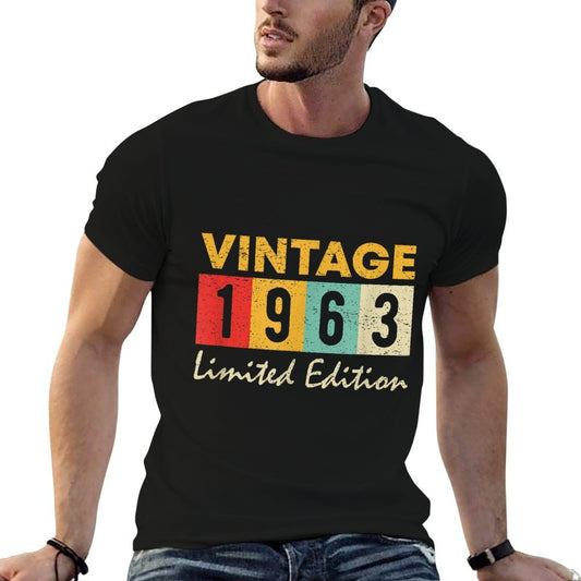 60 Years Old Vintage 1963 Limited Edition 60th Birthday  Moisture-wicking T-Shirt