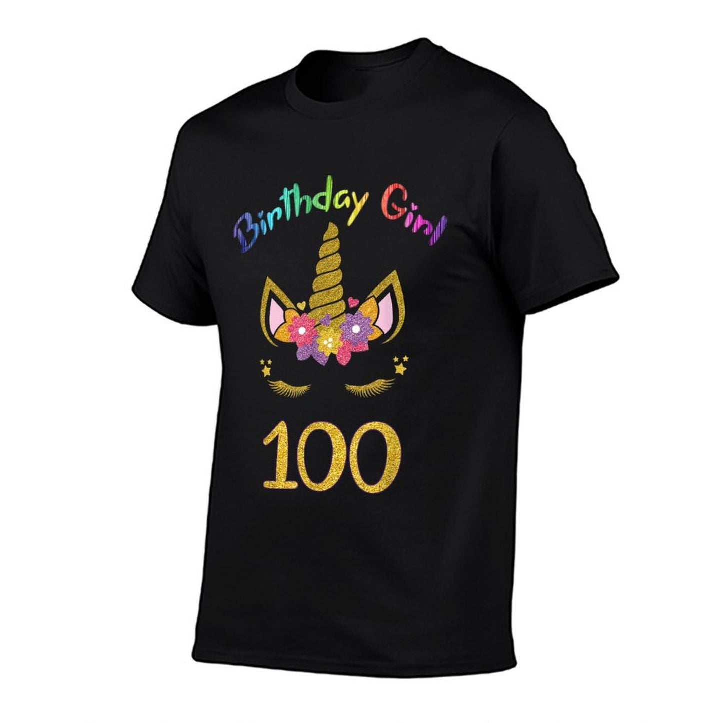 100th Birthday, 100 Year Old Unicorn Birthday Girl  Odor-resistant T-Shirt