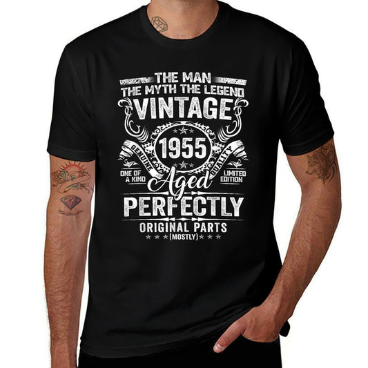 70 Years Old Gift Vintage 1955 Man Myth Legend 70th Birthday  Versatile T-Shirt