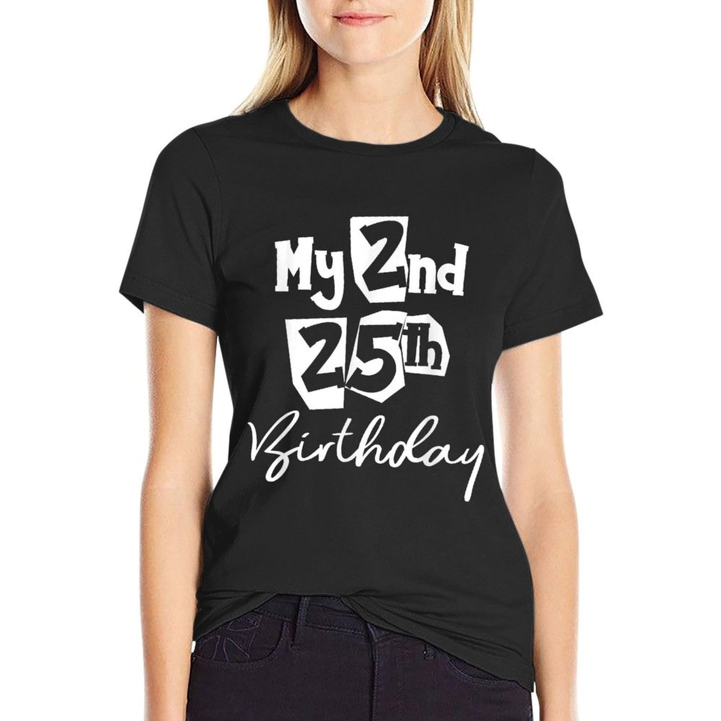 50 Years Old Bday 1971 50th Birthday My 2nd 25th Birthday  Vintage-inspired T-Shirt
