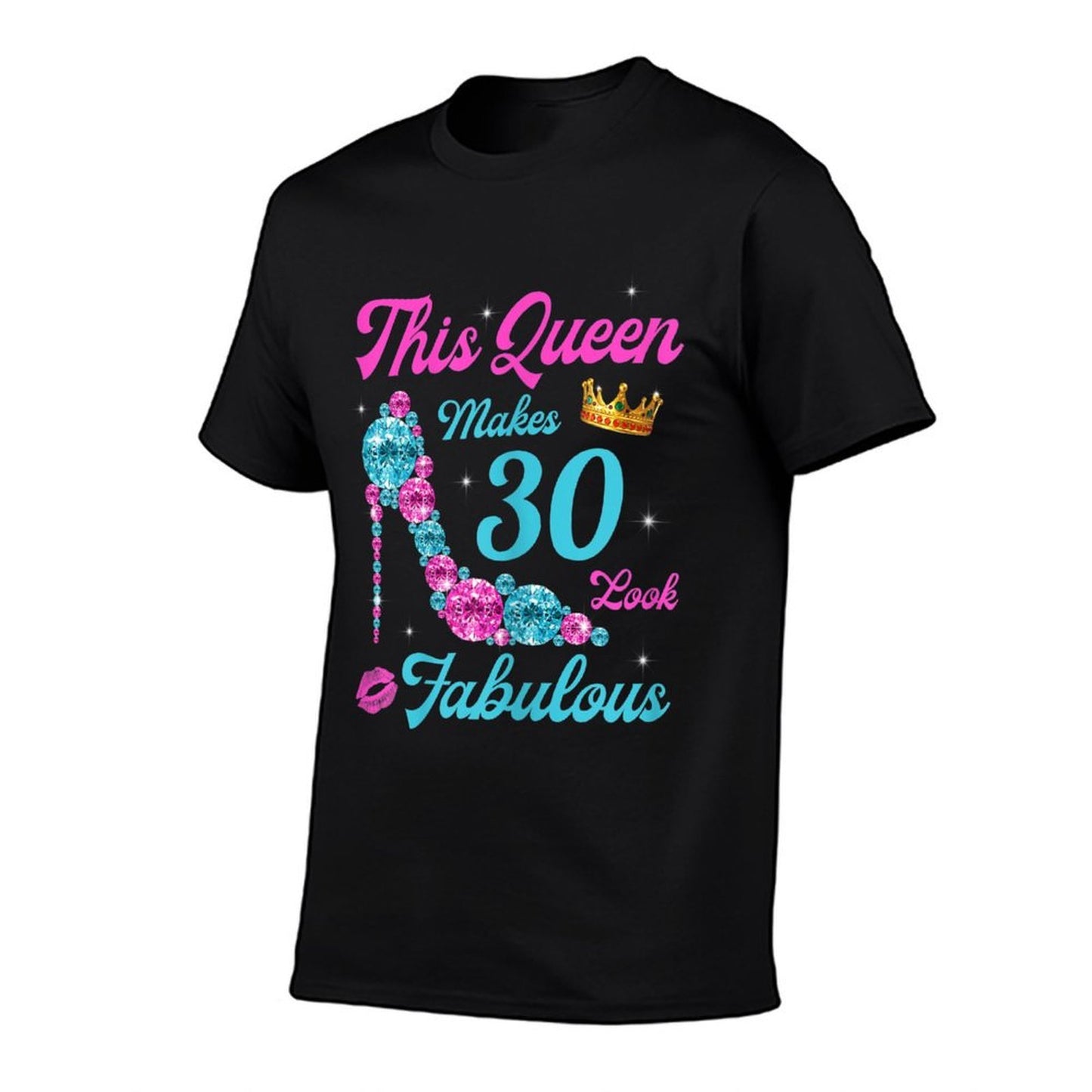 Womens This Queen Makes 30th Birthday Fabulous 30th Birthday  Lightweight T-Shirt