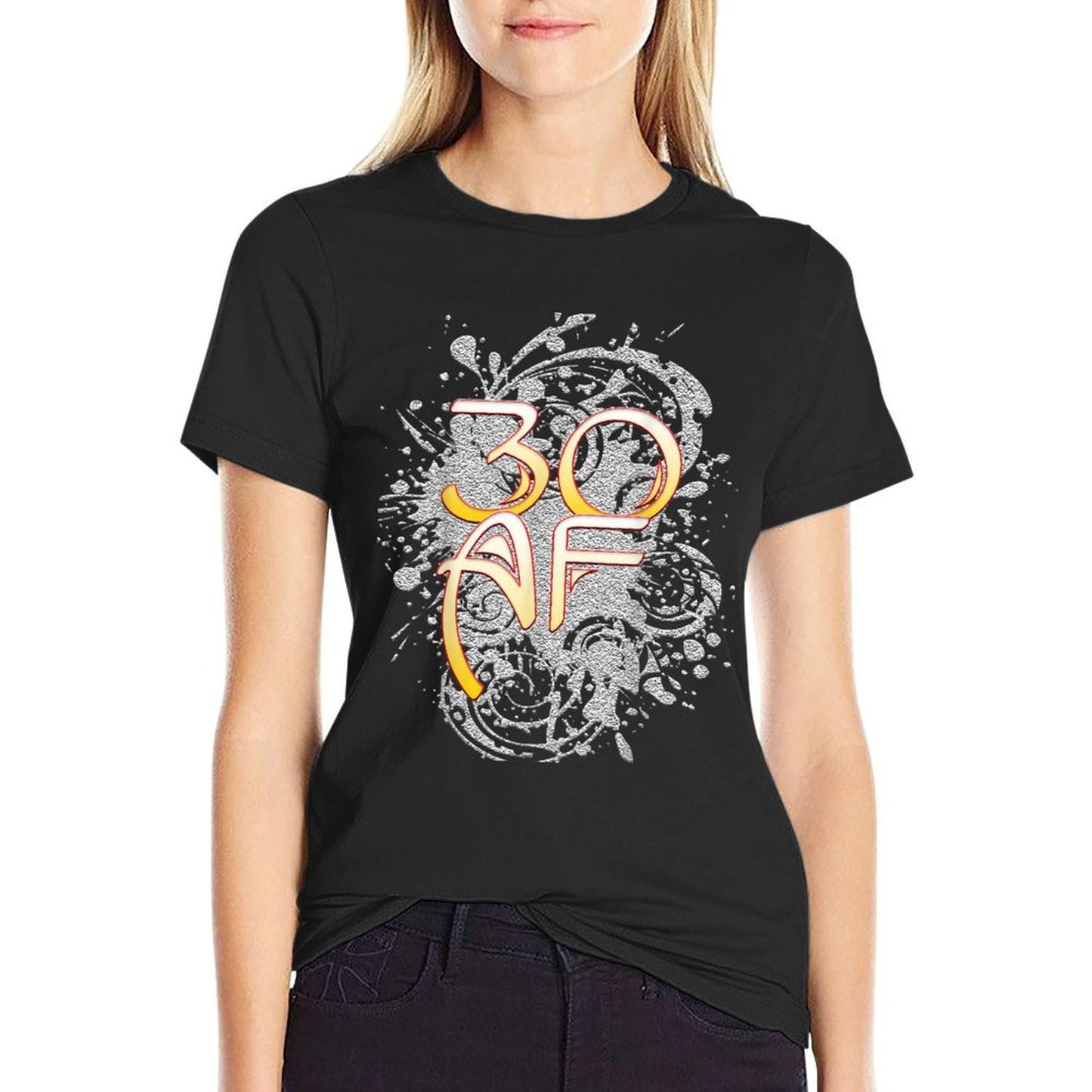 30 AF 30th Birthday Gift Gifts Men Women 30th Birthday  Polyester Blend T-Shirt