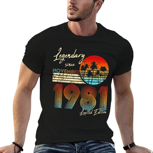 40Thbirthdaygifts Born In November 1981 40Th Birthday  Eco-friendly Material T-Shirt