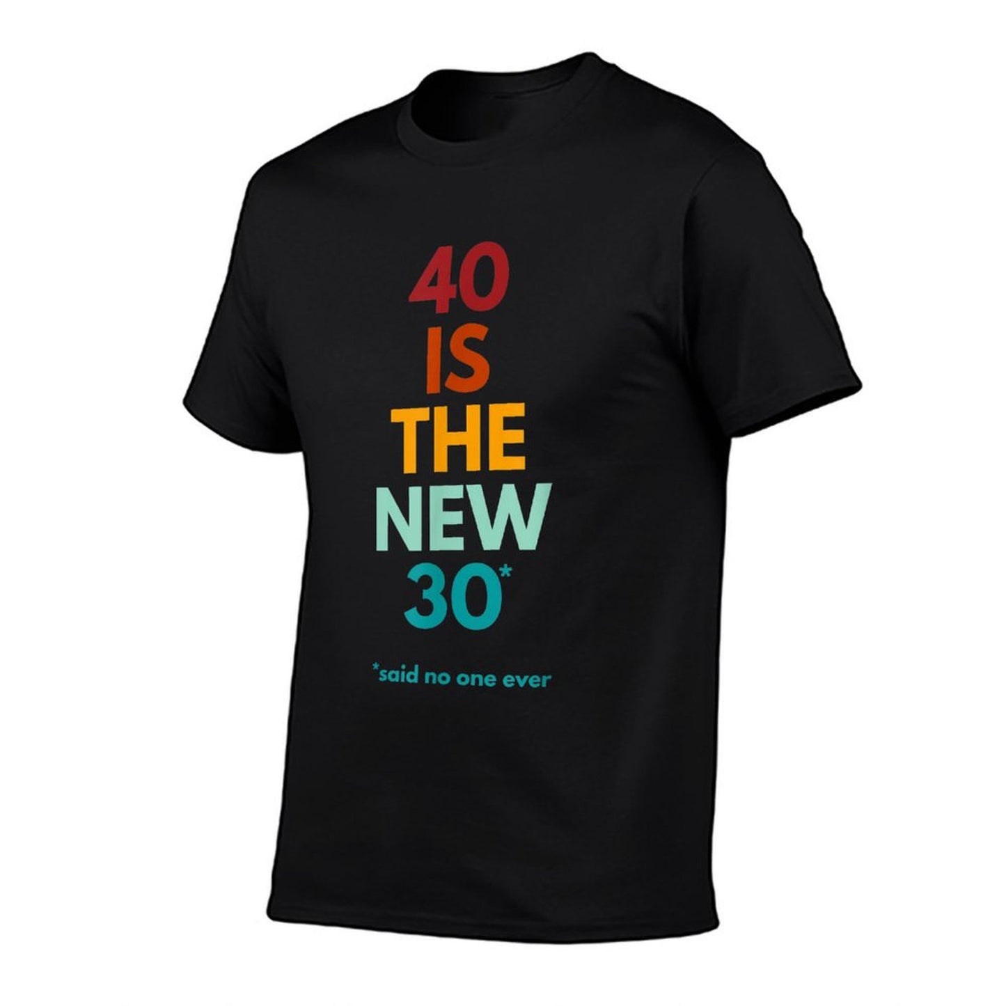 40 Is The New 30 Said No One Ever, Funny 40th Birthday  Quick-drying T-Shirt