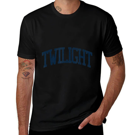 Twilight WV Vintage Athletic Sports JSN2 Navy Print Comfortable T-Shirt