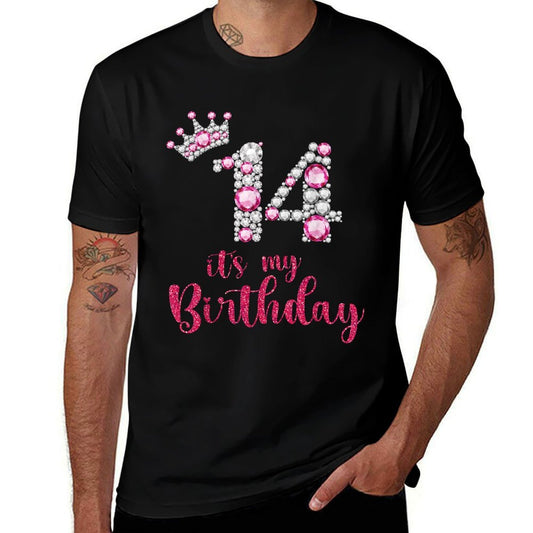 14 It's My Birthday 14th Birthday 14 Years Old Bday  Classic T-Shirt