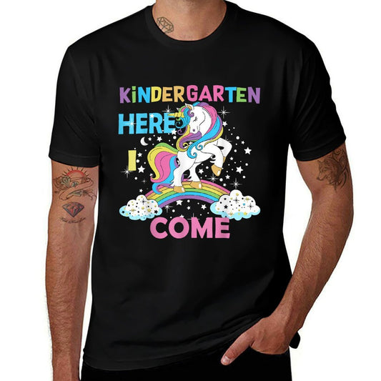 Unicorn Kindergarten Here I Come School Kindergarten Girl  Classic T-Shirt