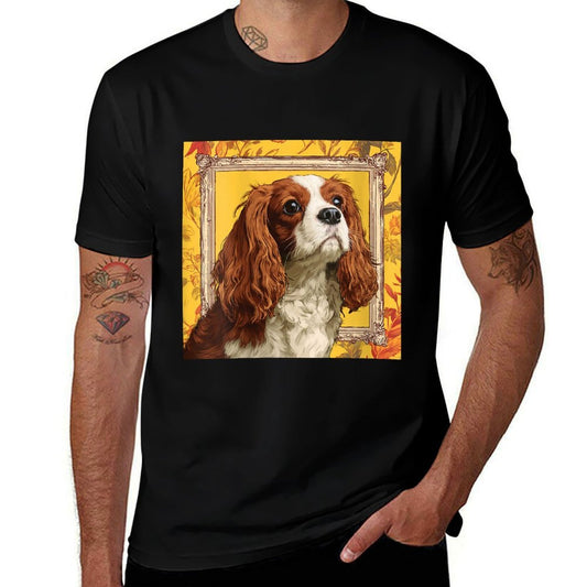 Womens Cavalier King Charles Spaniel Dogs  Wrinkle-resistant T-Shirt