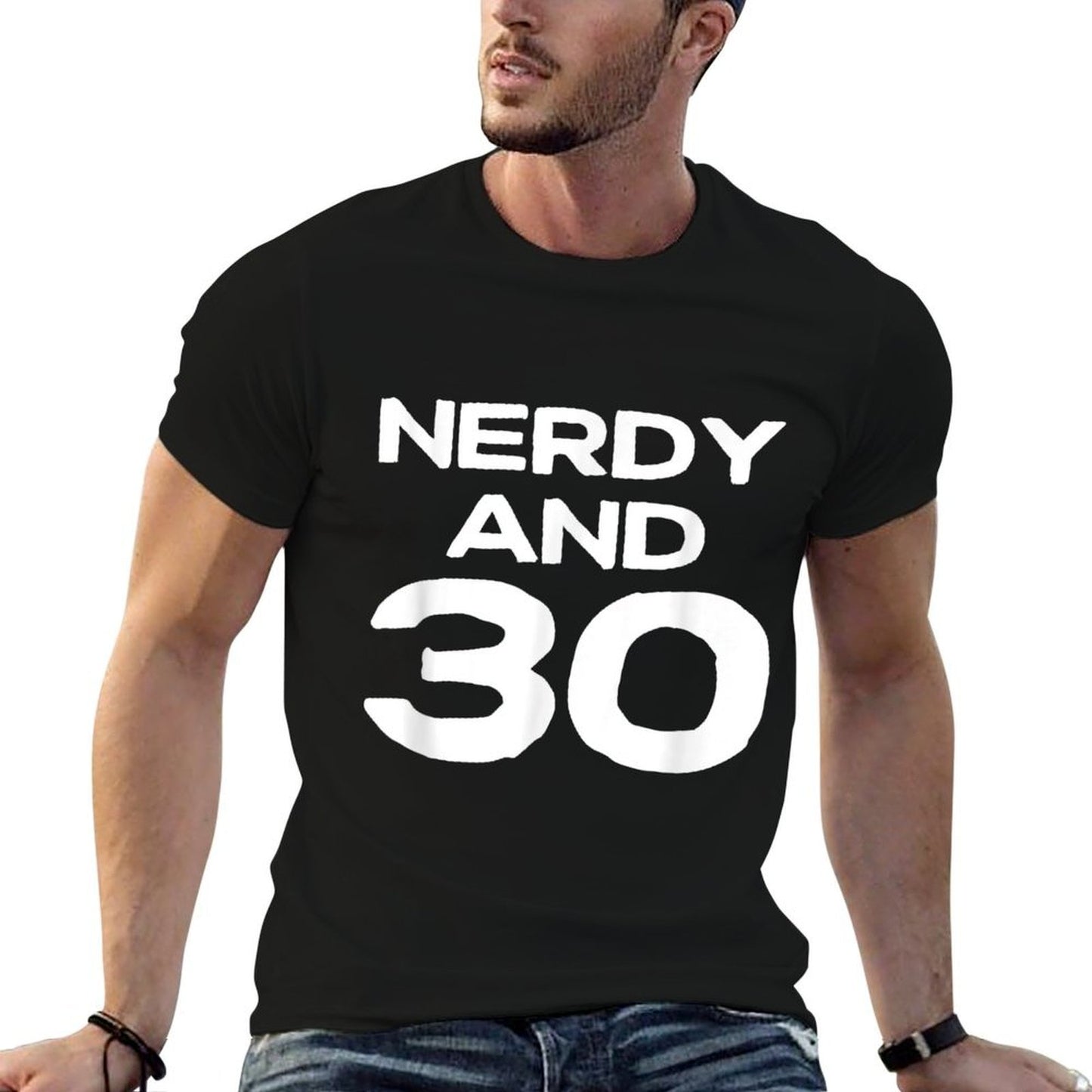 30th Birthday Funny, Nerd 30th Birthday  Moisture-wicking T-Shirt