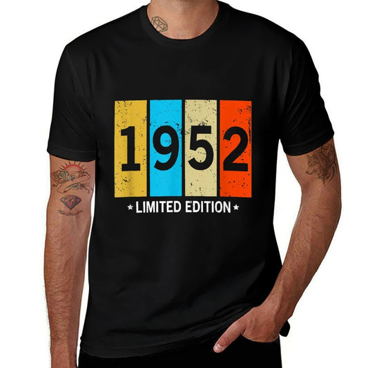 Vintage 1952 Limited Edition  Funny 70th Birthday  Soft T-Shirt